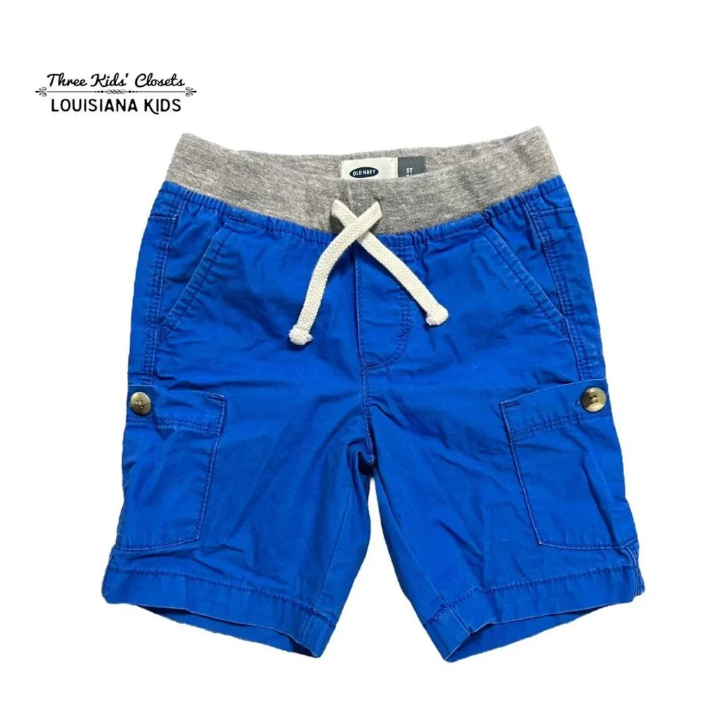 Old Navy 12-18m or 3T Blue Pull-On Shorts